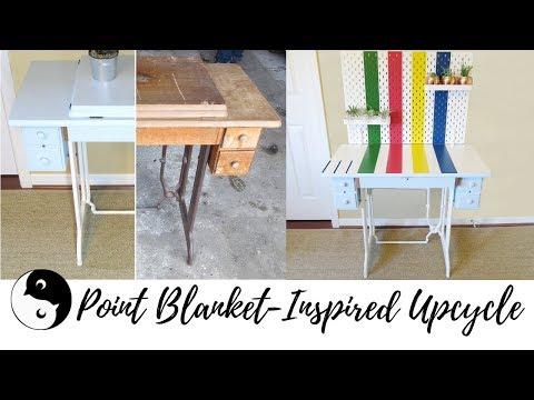 Repurposed Sewing Table | Birdz of a Feather