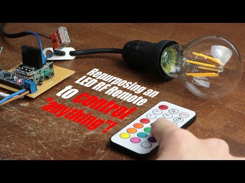 Repurposing an LED RF Remote to control &amp;quot;anything&amp;quot;!