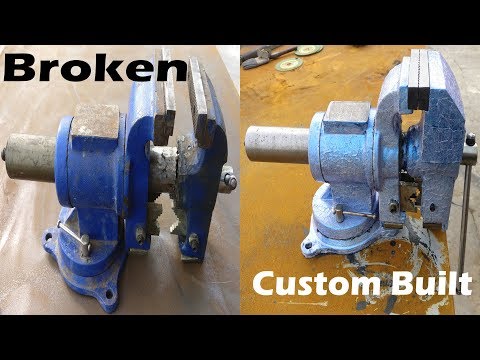 Restoration / Transformation broken bench vise