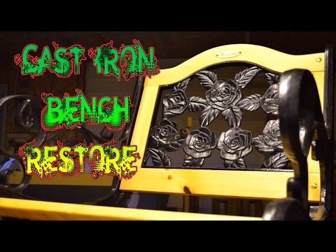 Restoring A Cast Iron Bench (New Life Challenge)