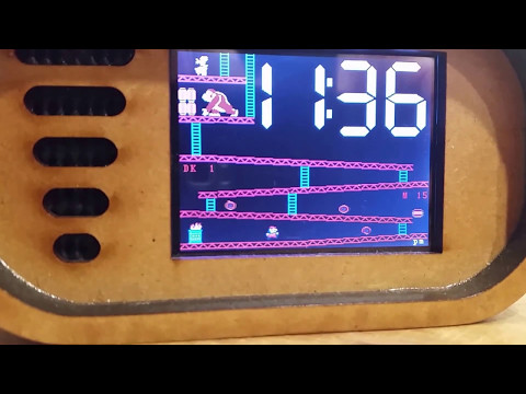 Retro Donkey Kong Clock