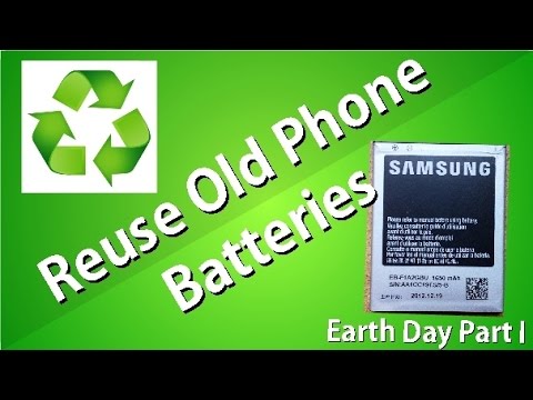 Reuse old phone batteries as a powerbank (earth day part 1)