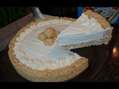 Rice Crispy Treat Cheesecake (no bake) Pintrest Tested Recipe