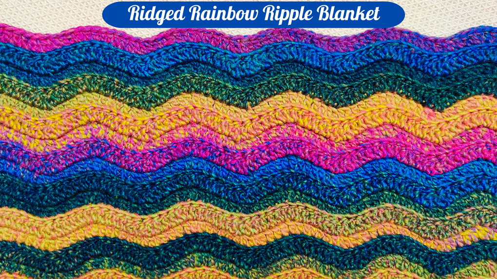 Ridged Rainbow Ripple Blanket.png