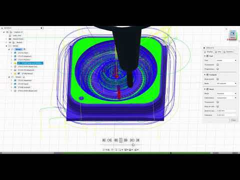 Ring box CAM simulation for HAAS mill