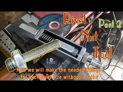 Riveter - How to make fittings for each size without lathe. &Pi;&omega;&sigmaf; &theta;&alpha; &phi;&tau;&iota;ά&xi;&omicron;&upsilon;&mu;&epsilon; &tau;&iota;&sigmaf; &mu;ή&tau;&rho;&epsilon;&sigmaf; &chi;&omega;&rho;ί&sigmaf; &tau;ό&rho;&nu;&omicron;.