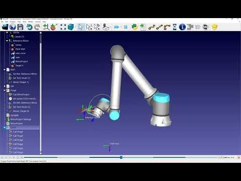 RoboDK Screen Capture Drawing Curve