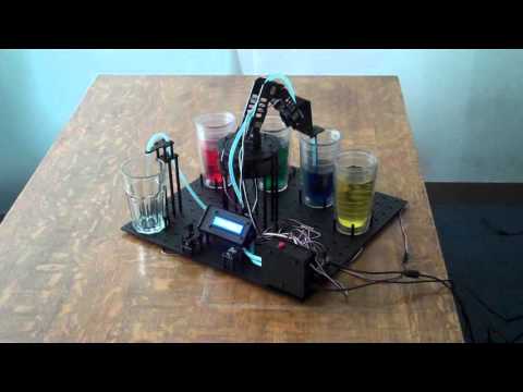 Robot Arm Mixologist Demo