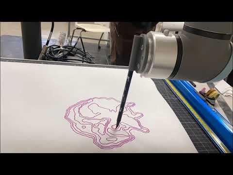 Robot Drawing Contour Map