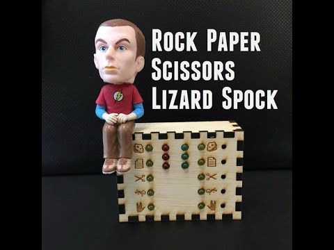 Rock Paper Scissors Lizard Spock Desk Toy