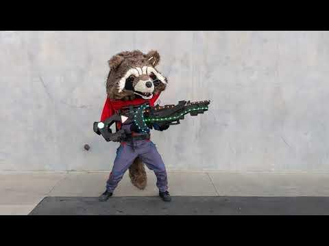 Rocket Raccoon Costume - 7.5ft with 5ft Space Gun