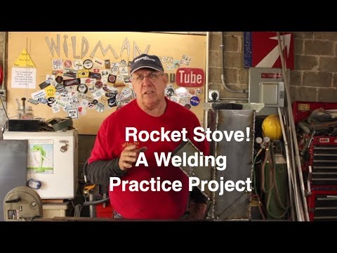 Rocket Stove - A Welding Practice Project