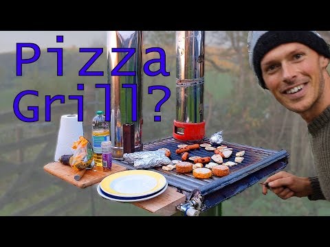 Rocket Stove Pizza Oven [Upcycled]