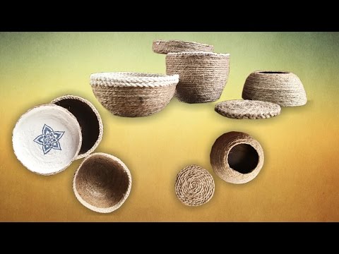 Rope Bowl DIY | How To Make DIY Rope Bowls | DIY Crafts