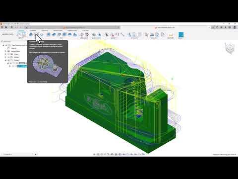 Roughing operations on the tap dispenser body