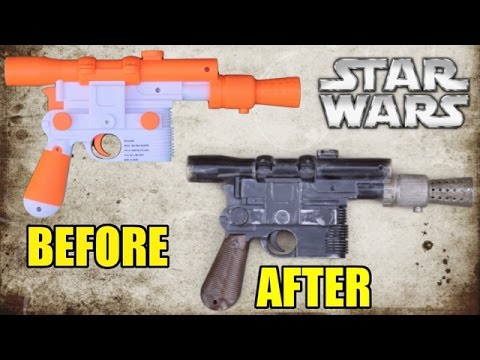 Rubies Han Solo DL-44 Blaster Makeover- Chris' Custom Collectables!