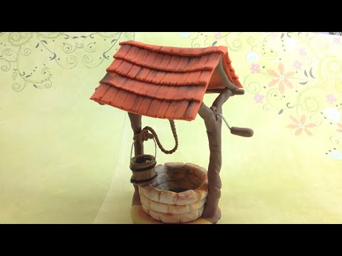 Rustic Well/ Polymer clay (Fimo soft)