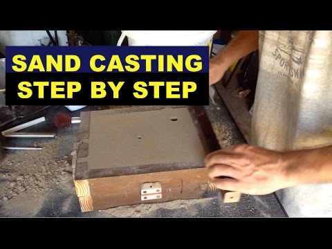 SAND CASTING LESSON FOR BEGINNERS - STEP-BY-STEP - (A 3rd HAND) - MSFN