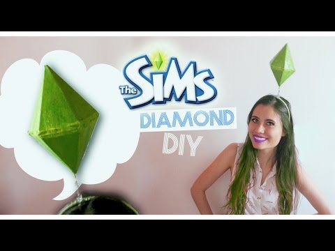 SIMS DIAMOND/PLUMBOB DIY!! (Sims Costume)