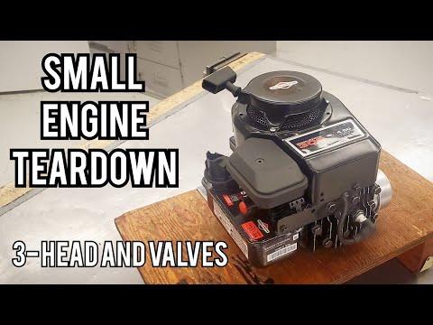 SMALL ENGINE TEARDOWN 3 - Removing the Cylinder Head and Valves