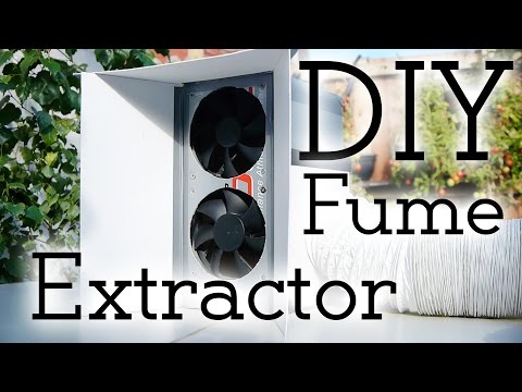 Safety first! How to make a solder fume extractor!