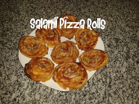 Salami pizza rolls recipe