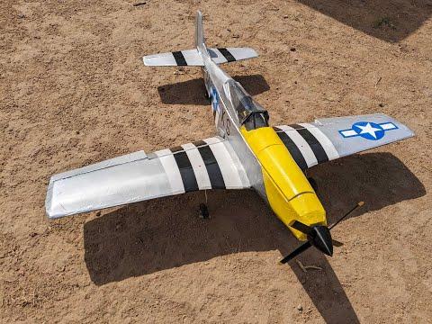 Scaled RC Model P-51D Mustang Maiden Flight | Ready To Fly