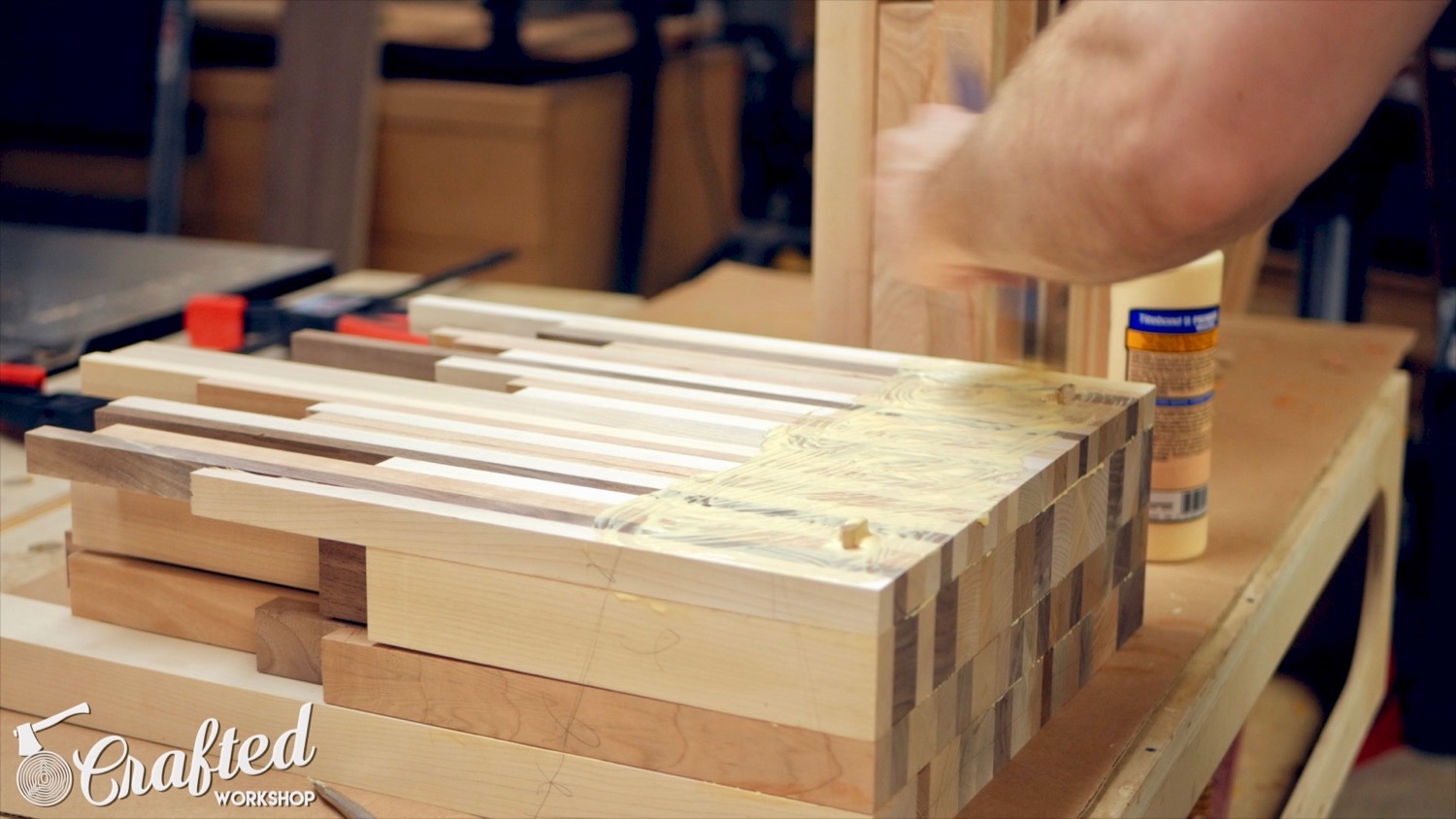 Scrap Wood End Grain End Table | How To Build - Woodworking - 13.jpg