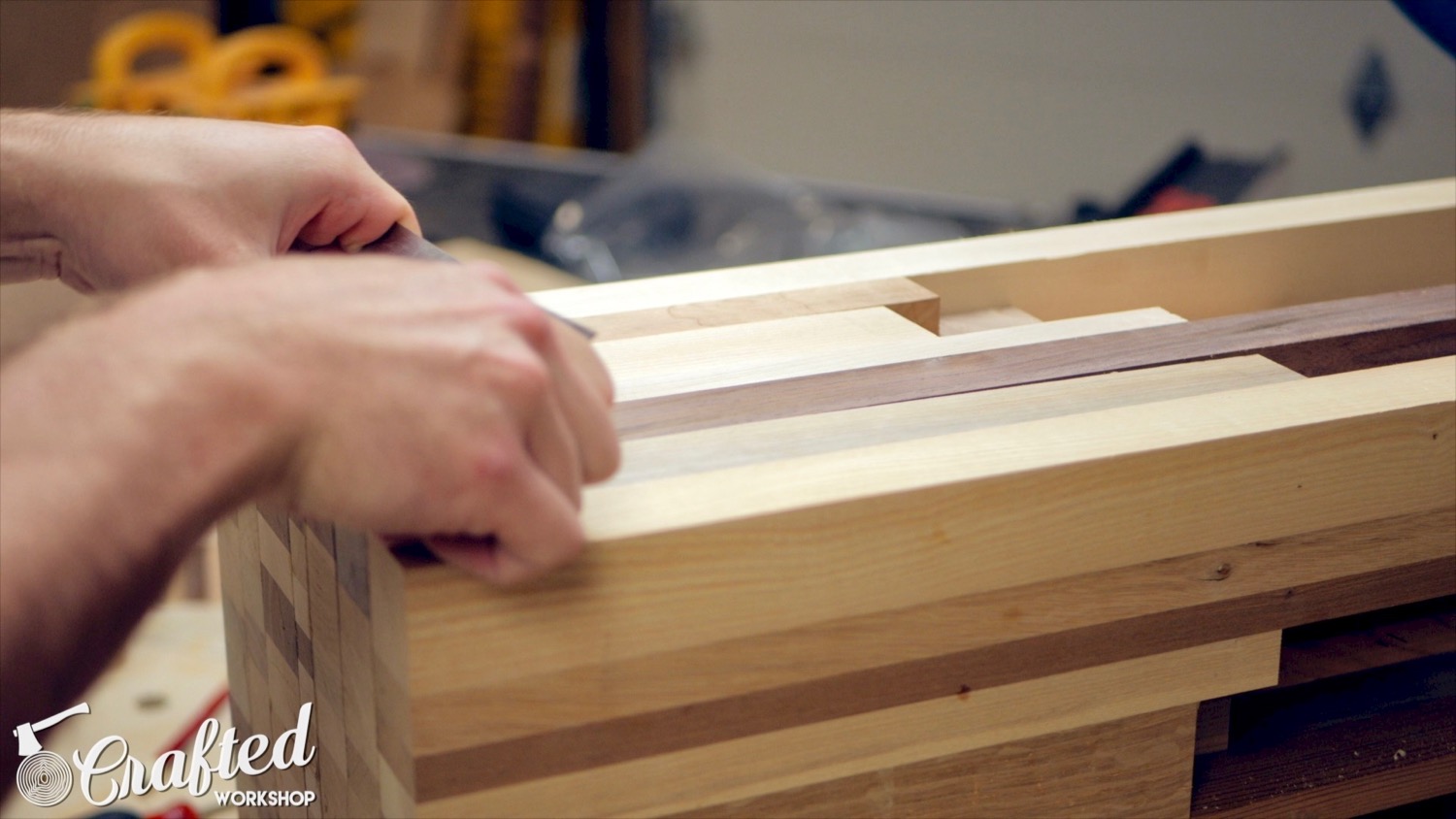 Scrap Wood End Grain End Table | How To Build - Woodworking - 16.jpg