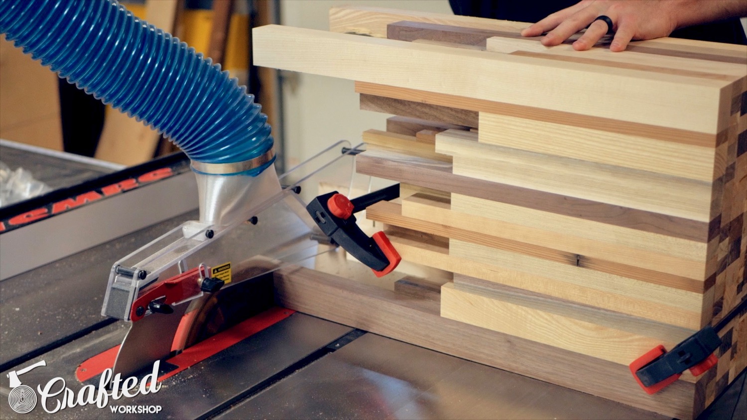 Scrap Wood End Grain End Table | How To Build - Woodworking - 17.jpg