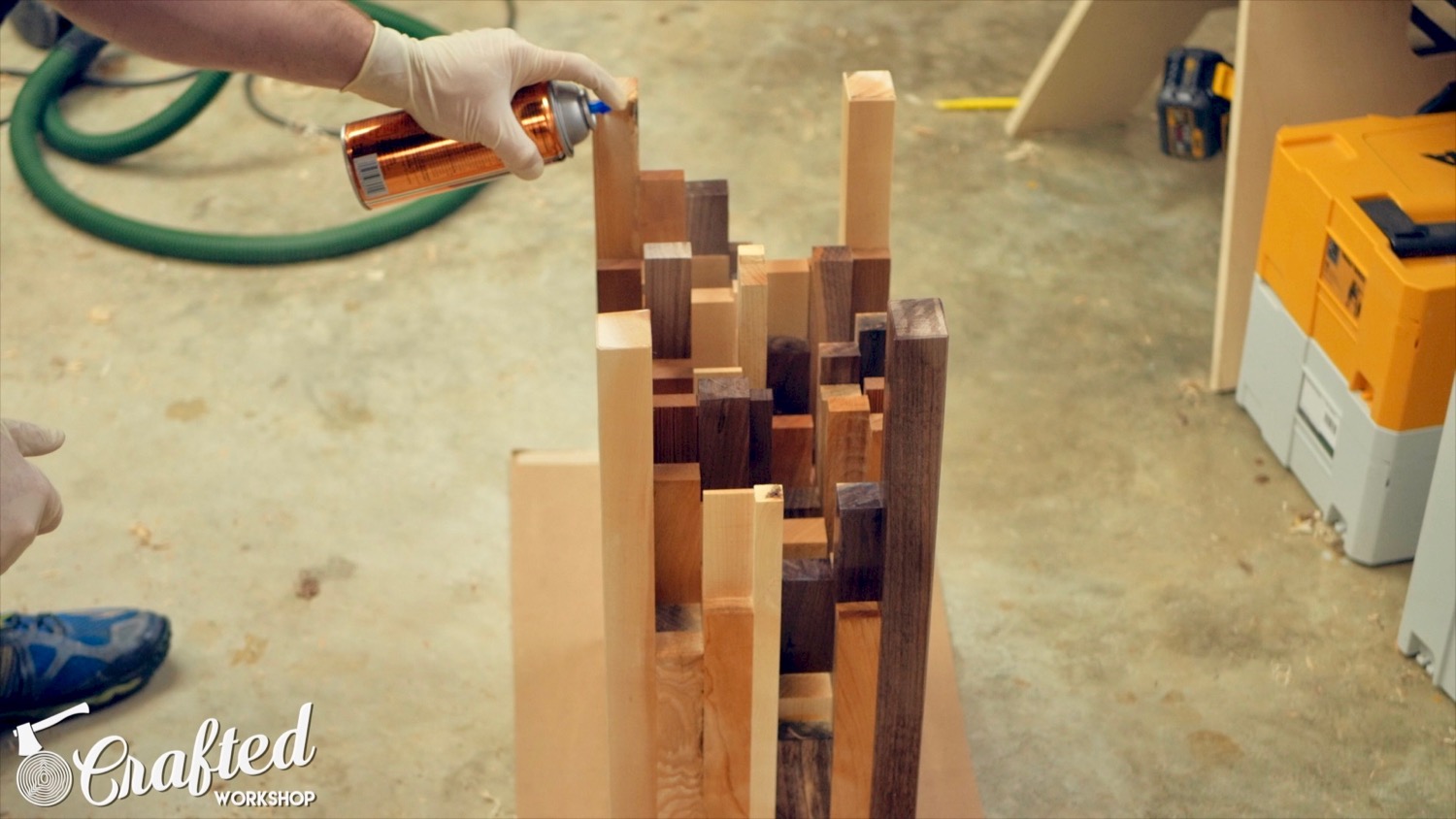 Scrap Wood End Grain End Table | How To Build - Woodworking - 20.jpg