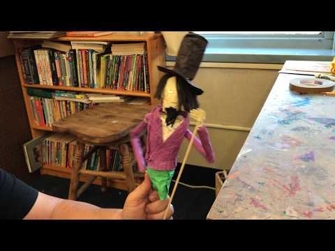 Scrappy Articulated Rod Puppet