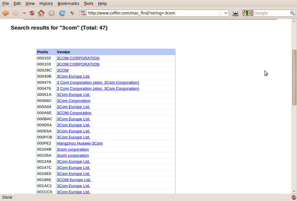 Screenshot-MAC_Find: Search results for &quot;3com&quot; (Vendor-Ethernet-Bluetooth MAC Address Lookup and Search) - Mozilla Firefox.png
