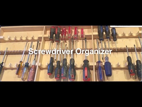 Screwdriver Organizer