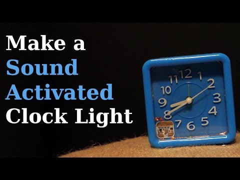 See What's the Time at Night by Blowing on Your Clock!