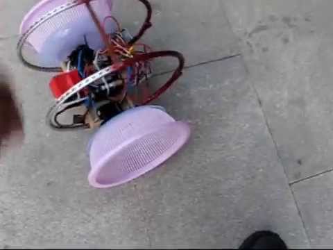 Self Balancing Robot Rolling Down Stairs