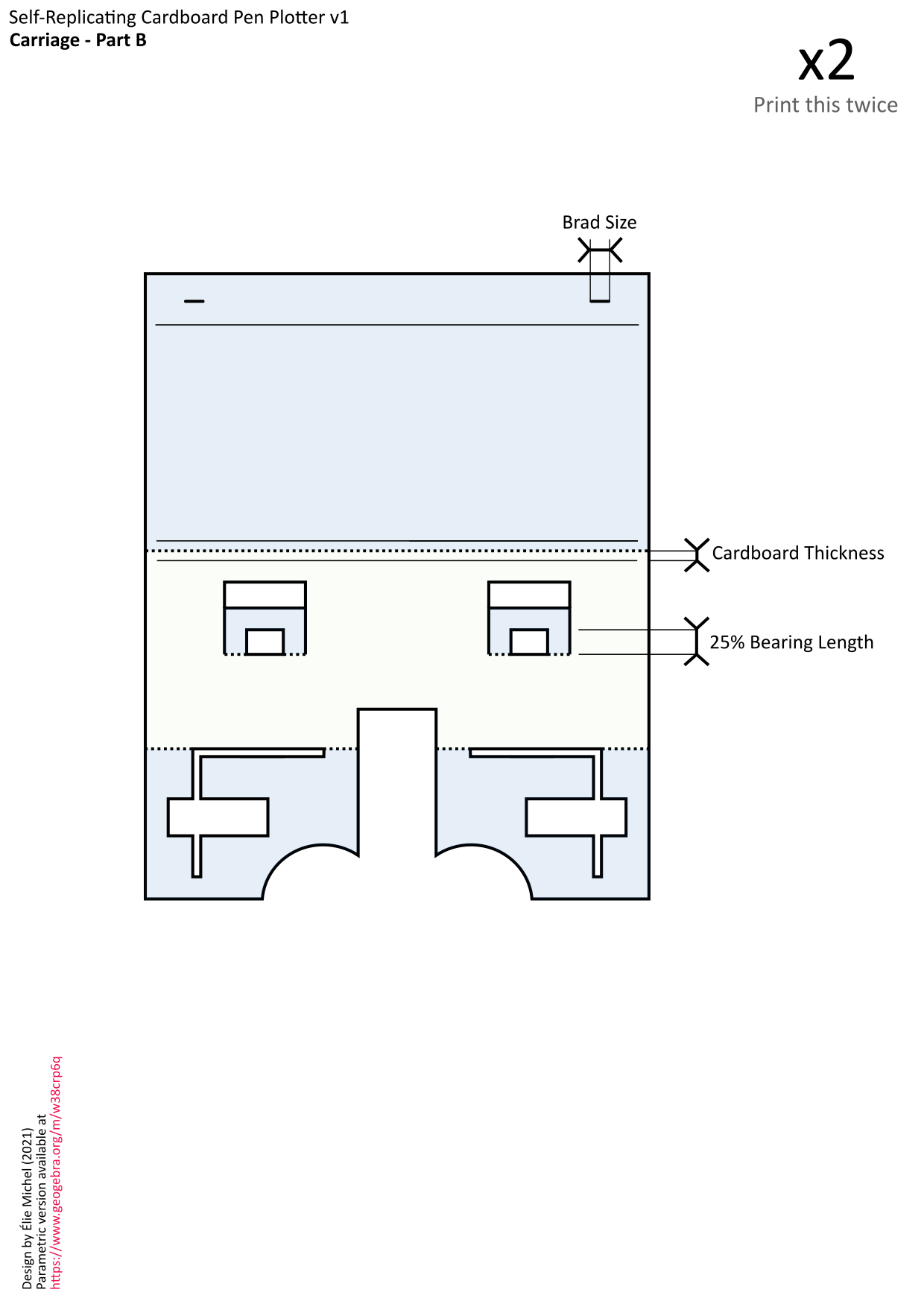 Self Replicating Cardboard Pen Plotter - Carriage part B.png