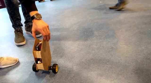 Self balancing robot v2 driving around