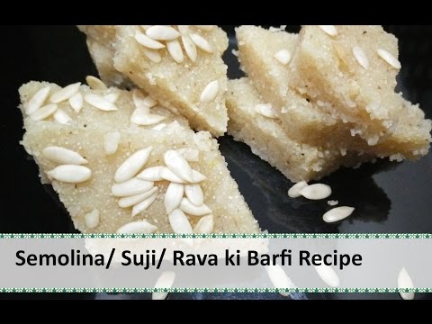 Semolina Burfi | Sooji Burfi | Rava ki Burfi Recipe | Diwali Dessert Recipes by Healthy Kadai