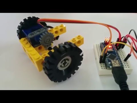 Servo-motor converted to motor (with speed &amp;amp; direction control)