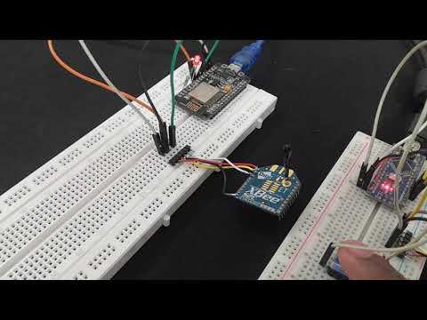 Setting up Zigbee Communication to Transfer Data Between Arduino and NodeMCU using XBee Modules