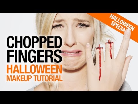 Severed fingers fx makeup tutorial