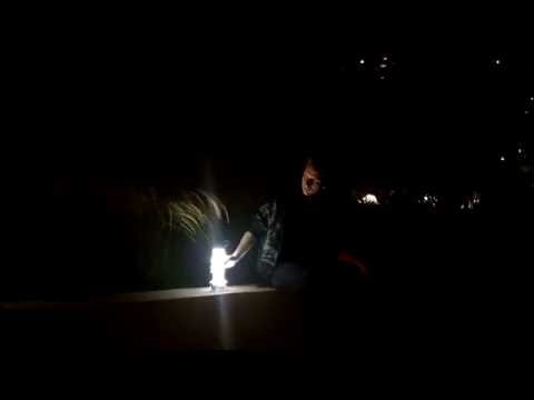 Shake Night Light Water Bottle - Outdoor Demo