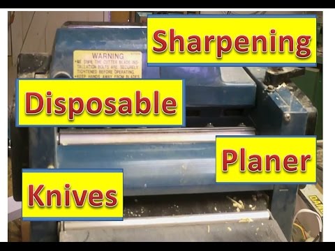 Sharpening Disposable Planer Blades