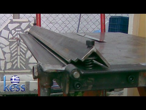 Sheet Metal Bender Brake The Make (DIY) &amp;amp; First Use Stainless Steel BBQ