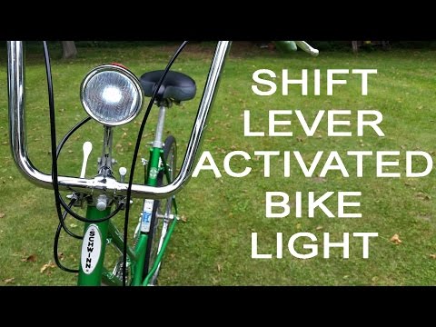 Shift Lever Activated Retro Bike Light - 1975 Schwinn Varsity