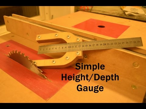 Short No.1 : Height/Depth gauge