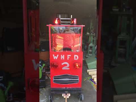 Showing off the firetruck lights!