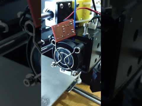 Silent and on-demand extruder cooling fan circuit for Anet A8