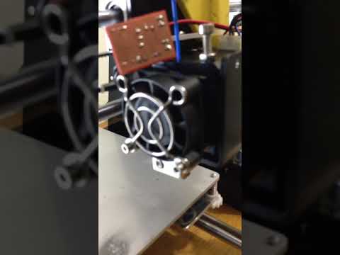 Silent and on-demand extruder cooling fan circuit for Anet A8 first